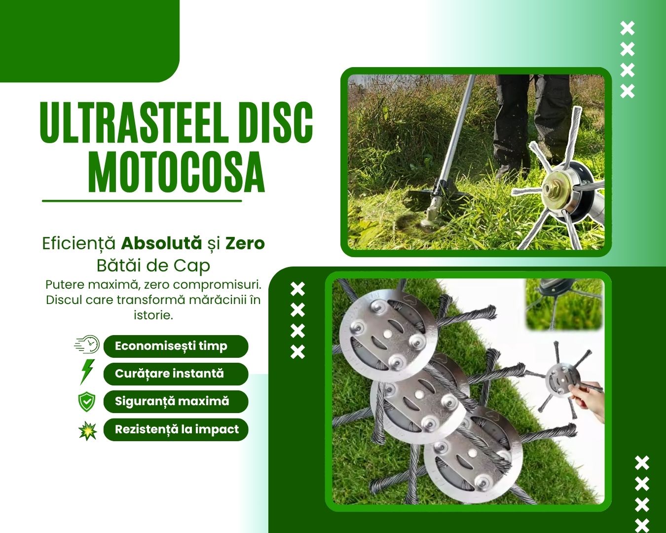 UltraSteel Disc Motocoasa