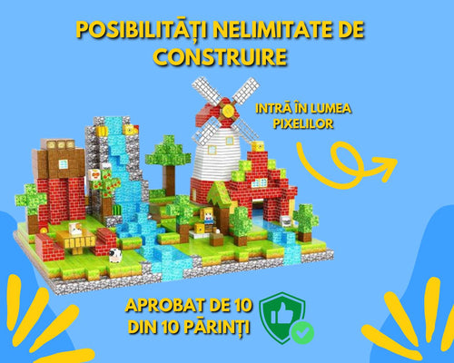 MAGCRAFTI - Cuburi Magnetice MineCraft