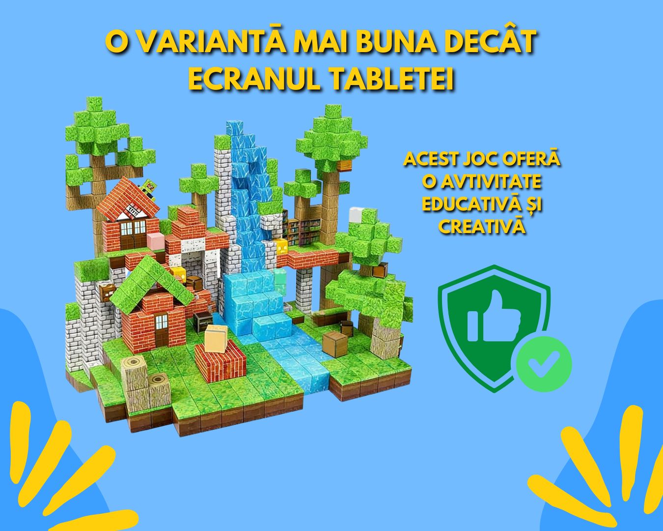MAGCRAFTI - Cuburi Magnetice MineCraft
